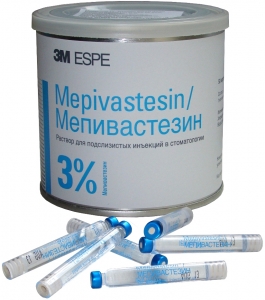 Лекарственный препарат для медицинского применения Мепивастезин